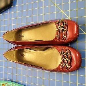 Cato Wine Metal Chain Accent Size 9 Pumps